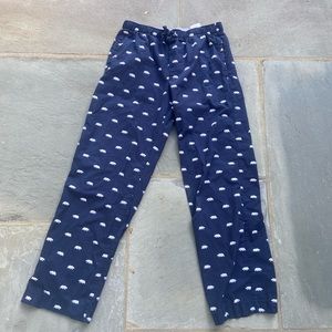 Gap Navy Blue Pajama Pants with Bear Pattern